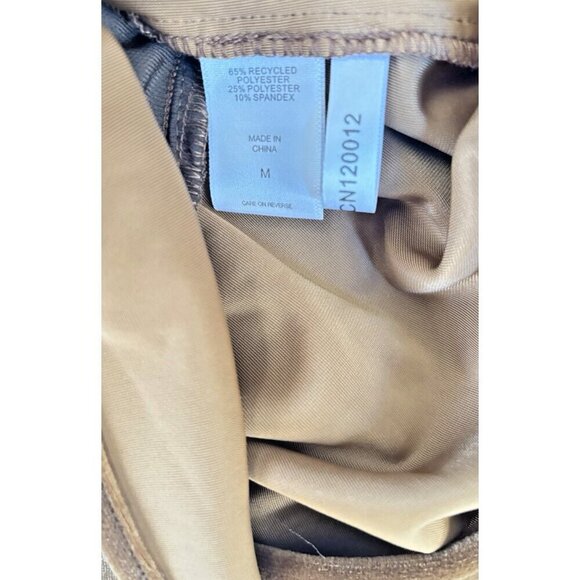 Happy X Nature by Kate Hudson Merrie Sleeveless Brown Velvet Dress Size M NWT - Picture 9 of 10